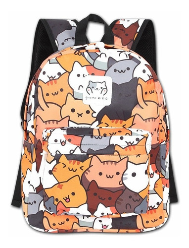 Mochila Con Estampado De Gato Lindo De Dibujos Animados