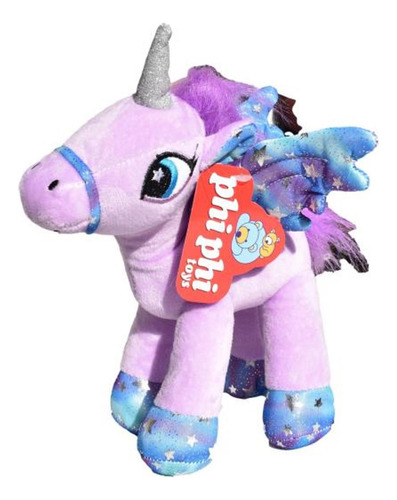 Peluche Unicornio Parado Con Alas Phi Phi Toys 23 Cm Colores