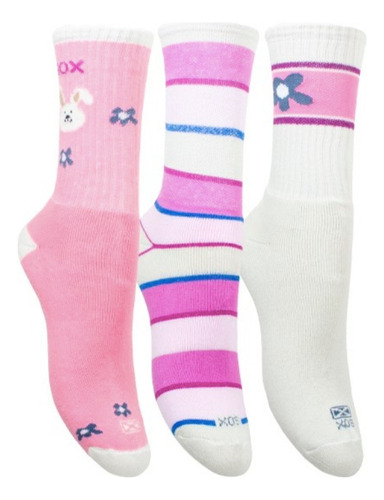 Medias Sox Niñas Térmicas Tripack 84%algodón Reforzad Ni384