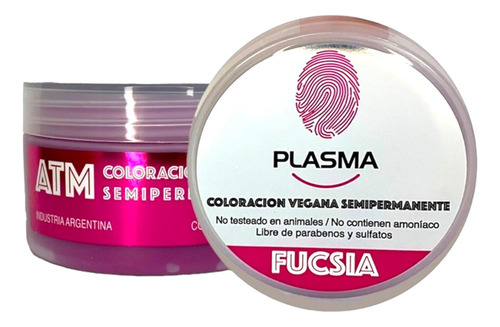  Tintura Vegana Atm Fantasía Fucsia Plasma 100g