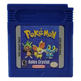 Pokémon Kalos Crystal Cartucho Fita Game Boy Gbc / Gba 