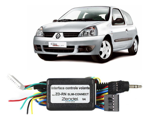 Interface De Controle E Volante Sandero/clio Renault Zendel