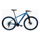 Bicicleta Aluminio Aro 29 Alfameq 21 Vel. Freio A Disco Cor Azul Tamanho Do Quadro 19
