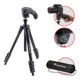 Tripode Manfrotto Compact Action Igual A Nuevo Estuche P