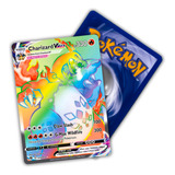 Carta Pokemon Charizard Vmax Rainbow - Gigantamax