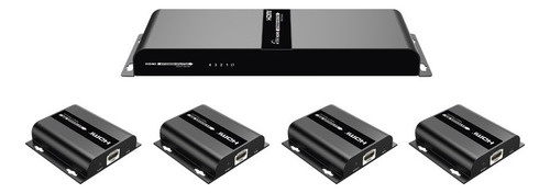 Kit Divisor Extensor Hdmi (extender Splitter) Divide 1 X 4