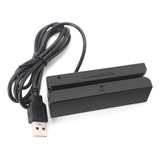 Lector De Tarjetas De Banda Magnética Usb Completo De 3 Fs7