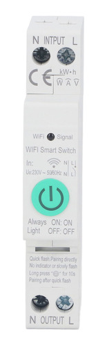 Disjuntor Wifi 1p 40a Controle De Voz Com Controle Remoto