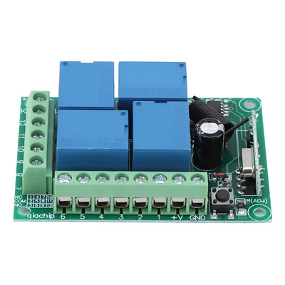 Relé Remoto De 12 V, 433 Mhz, 4 Canales, Rf, Inalámbrico, Ga