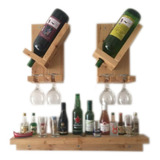 Set X3 Estantes Repisas O Soportes Para Botellas De Vino