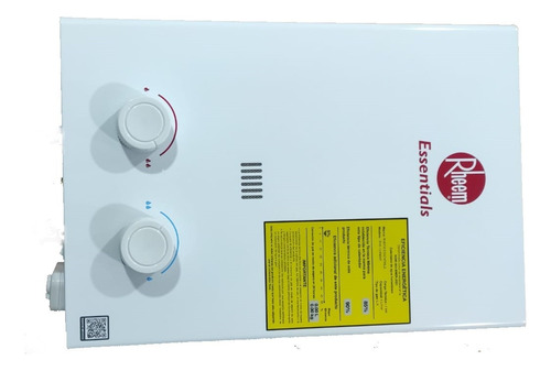 Calentador Instantáneo Essentials Rheem Gas Lp 6lts Blanco