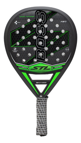 Paleta De Padel Steel Custom Pro Air Boss - Paseo Sports -