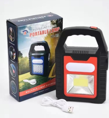 Luz Led Farol Linterna Hogar Camping Pesca Emergencia Usb