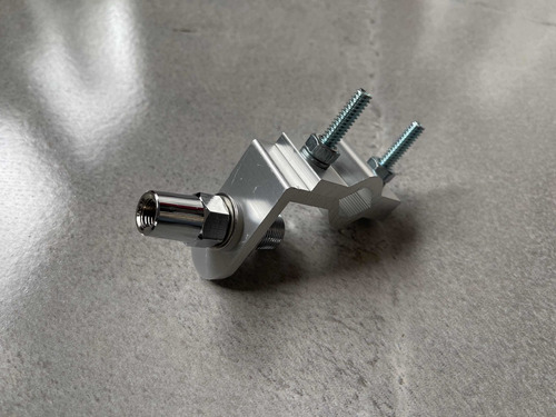 Base De Aluminio Con Conector Para Antena Cb 2 Tornillos