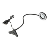 Lámpara De Escritorio Con Lupa, Luz Led, 3 Cables Usb Tipo C