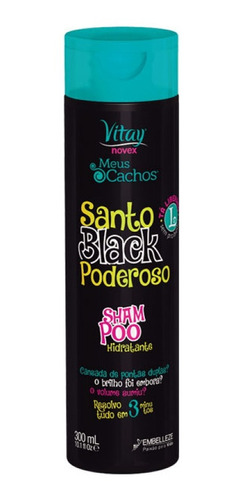 Shampoo Santo Black Novex Para Rulos Brasil Cosmeticaval