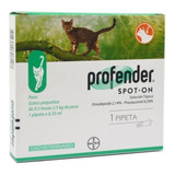 Profender 0.5-2.5kg Desparasitante Para Gato 1 Pipeta Bayer