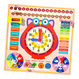 A Juguetes Montessori Para Niños, Reloj, Calendario