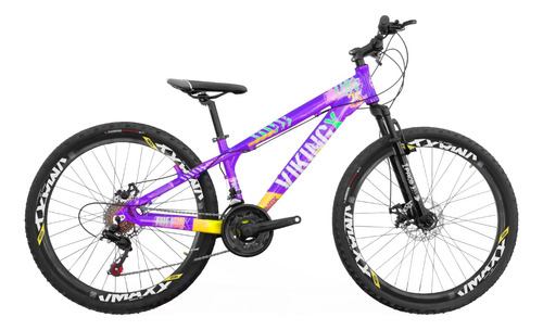 Bike Aro 26 Viking Tuff25 24 Marchas Freios Disco Hidráulico