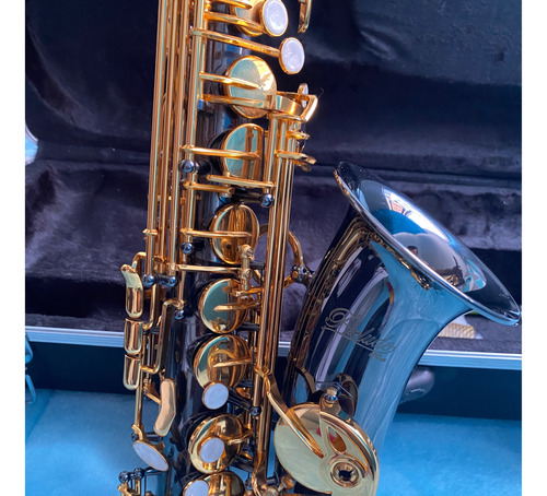 Saxofón Alto Prelude Negro Dorado