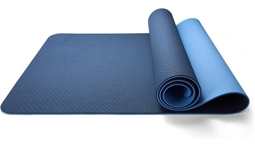 Yoga Mat Pilates Tpe Colchoneta 6 Mm Bicolor Antideslizante