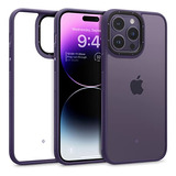 Funda Caseology Skyfall Clear Para iPhone 14 Pro - Purpura