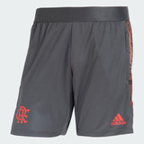 Short Bermuda Flamengo adidas Treino Com Bolso 2021 Gk7371