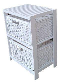 Mueble Organizador Para Baño Con 2 Canastos