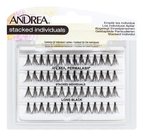 Extensiones De Pestañas Individuales Andrea Sin Nudo Tupidas