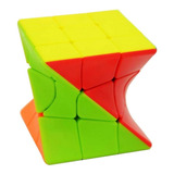 Cubo Magico 3x3x3 Twist Twisted Torcido Stickerless Color De La Estructura Multicolor