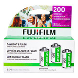 Rollo Fotografico Analogo Fujifilm 200 Color 35mm 36ex 3pzas