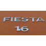 Emblema Kit De Ford Fiesta  2 Piezas En Metal Pulido Ford Fiesta