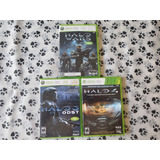 Halo 3 & 4 + Halo Wars Original Midia Fisica Para Xbox 360