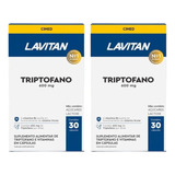 Kit Lavitan Triptofano 600mg C/ 2caixas De 30 Cápsulas Cada