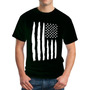 Camisetas Estampadas 100% Algodón  Diseño: Bandera Usa Weed