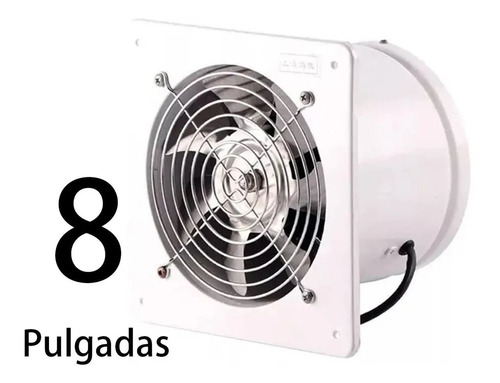 Extractor De Aire Metálico Industrial 8 Pulgadas 20cm 80w