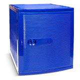 Gabinete Con Estantes Lavadero Baño Art 8723 Colombraro Color Azul