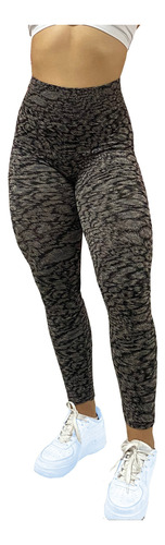 Lycra Mallon Leggins Deportivo Dama Gym Talle Alto