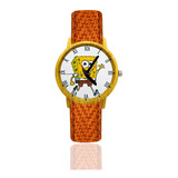 Reloj Bob Esponja Estilo Madera Tureloj