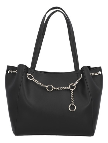 Bolso Tipo Tote Color Negro 854-95