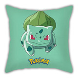 Cojín Almohada Decoración Hogar Animé Pokémon Bulbasaur Go