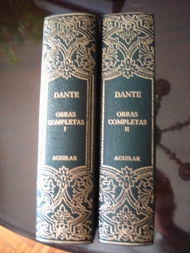 Dante Obras Completas Aguilar 2 Tomos 2005 Ilustrado
