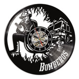 Reloj Bomberos En Lp D Vinilo Ideal Regalo El 2do Al 20% Off