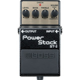 Pedal Boss St2 Power Stack St 2 Guitarra - Loja Autorizada Cor Preto