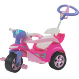 Triciclo Infantil Passeio E Pedal Baby Trike Rosa Biemme