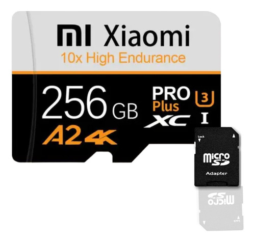 Cartão De Memoria Sd De 256gb Xiaomi Com Adaptador