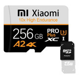 Cartão De Memoria Sd De 256gb Xiaomi Com Adaptador