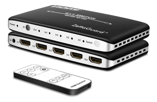 4 Port 4 X 1 Hdmi Interruptor Con Pip En La Imagen Y El...