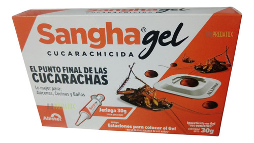 Veneno Mata Cucarachas Sangha Gel Jeringa 30gr Cucarachicida