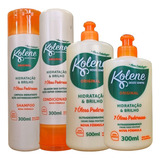 Shampoo+cond+creme Pentear 300ml+500ml Kolene Original